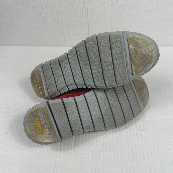 Cole Haan Zerogrand Womens Red Suede Wingtip Oxfords Shoes Size 8 B W02106 - Picture 5 of 6